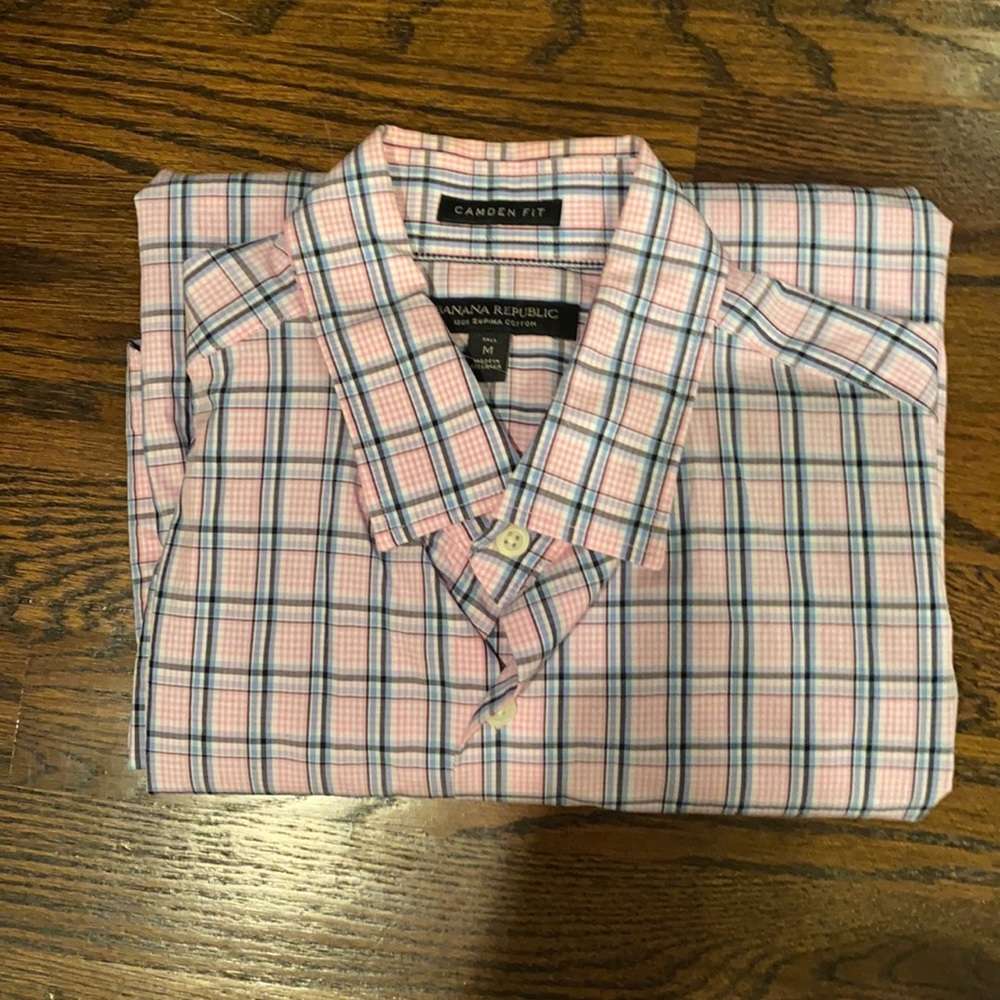 Men’s BR Pink Check Dress Shirt